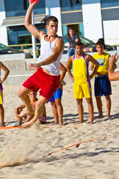Utkání 19 ligy plážová házená, Cádiz — Stock fotografie