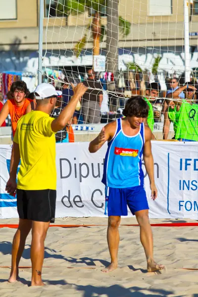 Utkání 19 ligy plážová házená, Cádiz — Stock fotografie