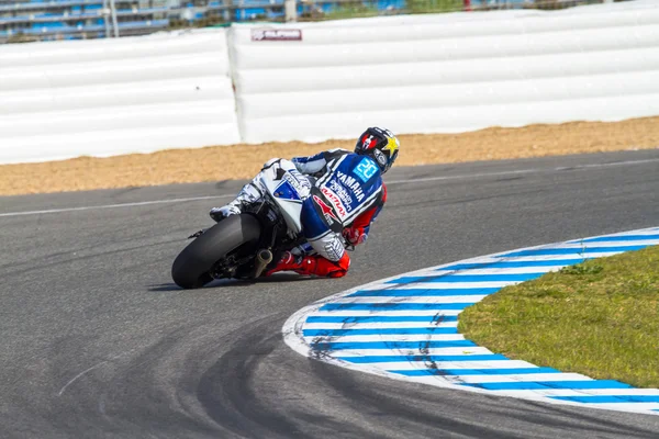 Jorge Lorenzo pilotul MotoGP — Fotografie, imagine de stoc