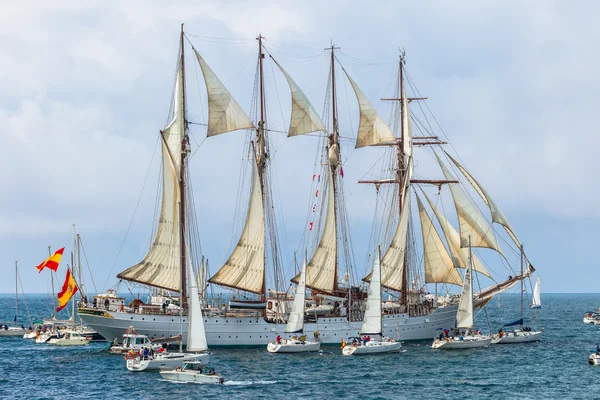 Fartyget juan sebastian de elcano — Stockfoto