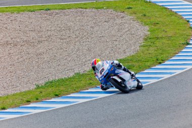 Maverick Viñales pilot of 125cc of the MotoGP