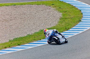 Maverick Viñales pilot of 125cc of the MotoGP