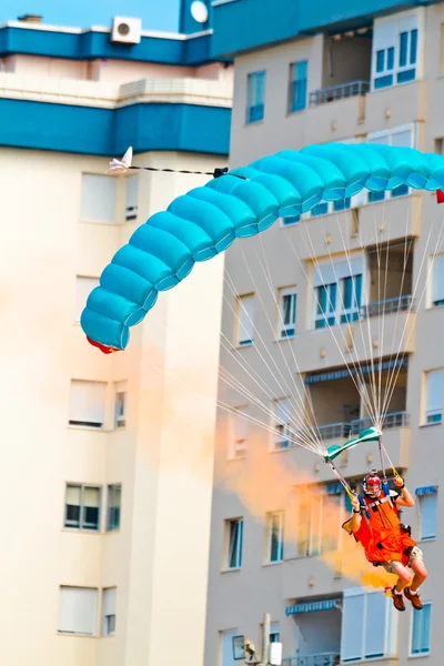 Parachutist — Stock Photo, Image