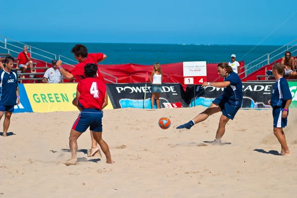 Ισπανικό πρωτάθλημα της παραλίας ποδόσφαιρο, 2005 — Φωτογραφία Αρχείου