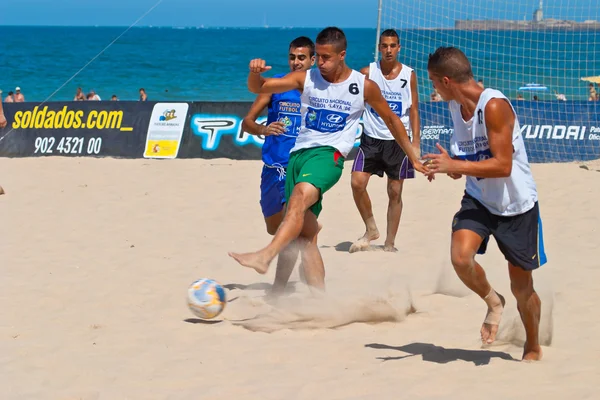 Іспанська чемпіонату з пляжного футболу, 2006 — стокове фото