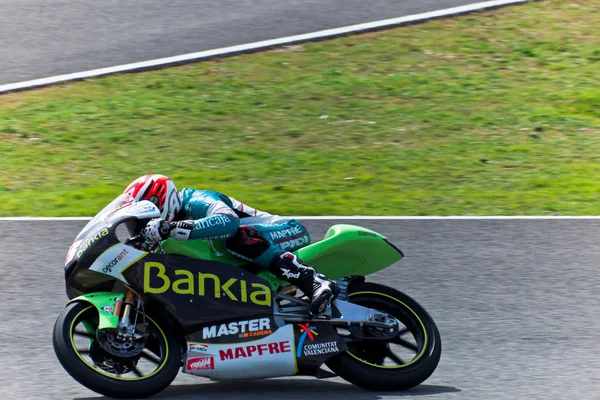 Nico Terol pilot of 125cc of the MotoGP — Stock Photo, Image
