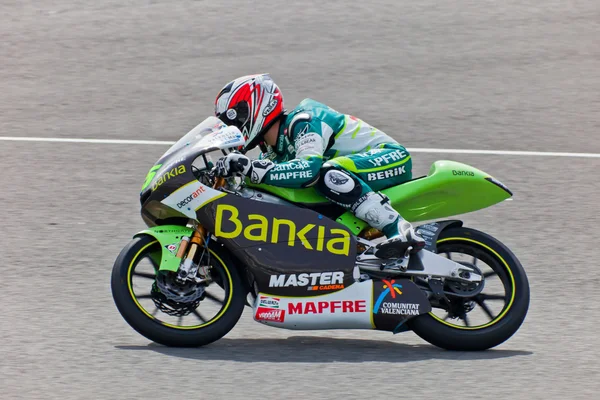 Hector faubel pilot 125cc MotoGP — Zdjęcie stockowe