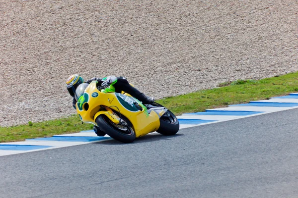 Simone Corsi pilot of Moto2 of the MotoGP — Stock Photo, Image