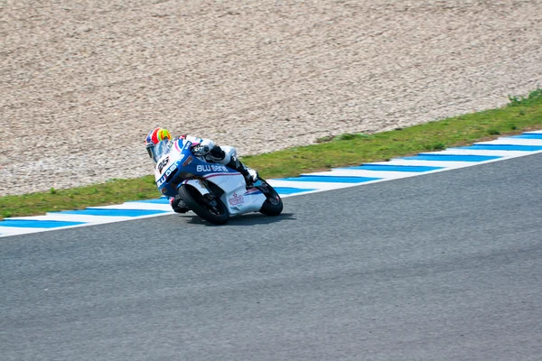 Maverick Viñales pilot of 125cc of the MotoGP — Zdjęcie stockowe