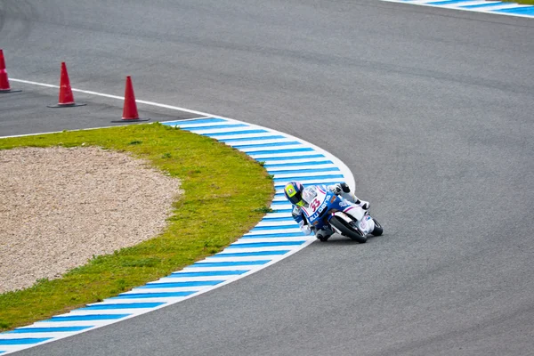 Sergio Gadea piloto de 125cc en el MOTOGP — Foto de Stock