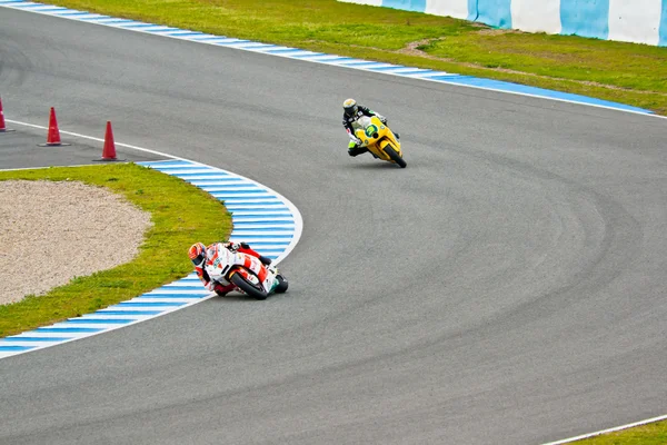 Moto2 クラス、motogp のステファンブラドルとコルシ パイロット — ストック写真