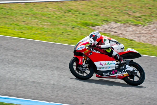 Miguel Oliveira pilot of 125cc of the MotoGP — Stock Photo, Image
