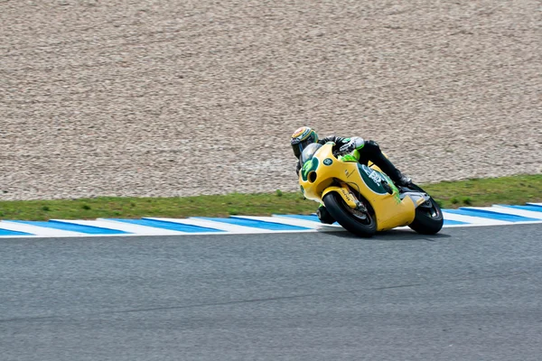 Simone Corsi pilot of Moto2 of the MotoGP — Stock Photo, Image