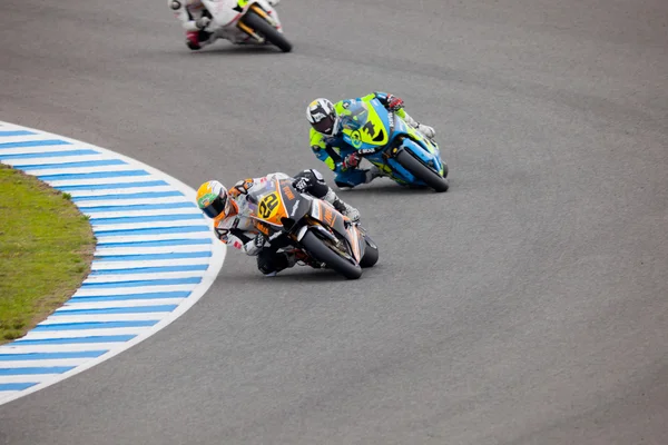 シルバとリバス、cev スペイン選手権で moto2 クラスのパイロット — ストック写真