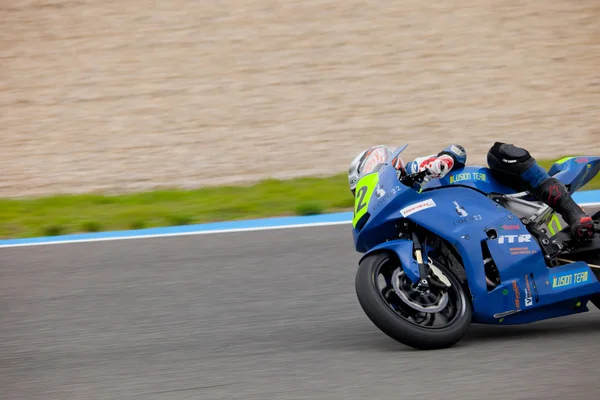 Moto2 クラスで cev のフラン ロドリゲス パイロット — ストック写真