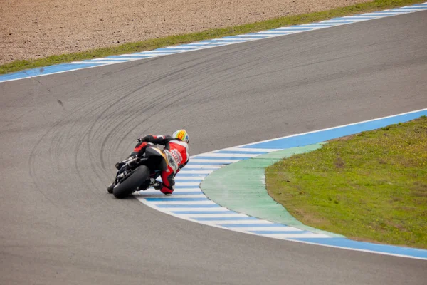 Alejandro martinez pilot moto2 v hodnota uhlíkového ekvivalentu — Stock fotografie