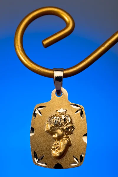 Altın kolye — Stok fotoğraf