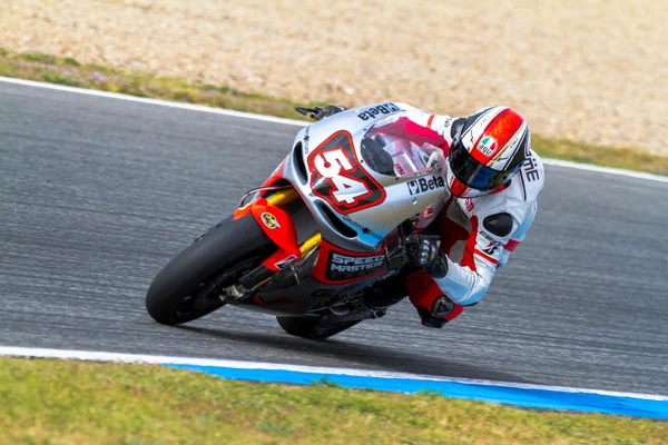 Mattia Pasini piloto de MotoGP — Foto de Stock