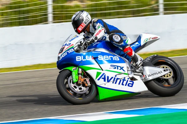 Yonny Hernández piloto de MotoGP — Foto de Stock