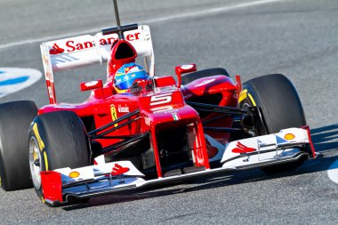 Scuderia Ferrari F1, Fernando Alonso, 2012 clipart