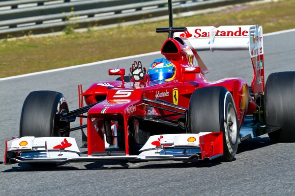 스쿠데리아 페라리 F1, 페르난도 알론소, 2012 — 스톡 사진
