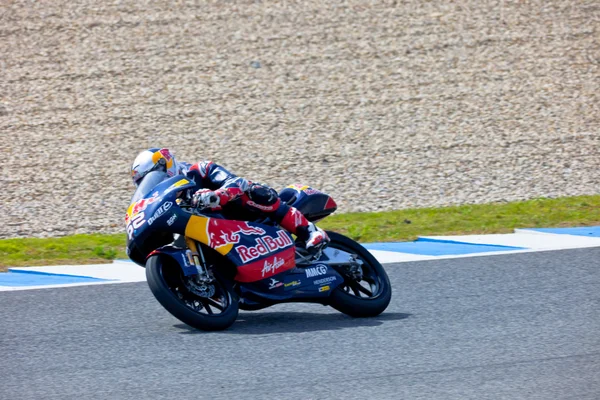 Danny Kent pilot of 125cc in the MotoGP — Stock Photo, Image