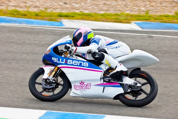 Sergio gadea πιλότος του 125cc με το motogp — Φωτογραφία Αρχείου