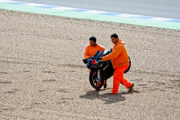 แดเนียล Kartheininge นักบิน 125cc ใน MotoGP — ภาพถ่ายสต็อก
