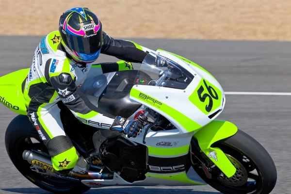 Blake Leigh-Smith pilot of Moto2 of the CEV — Stock Photo, Image