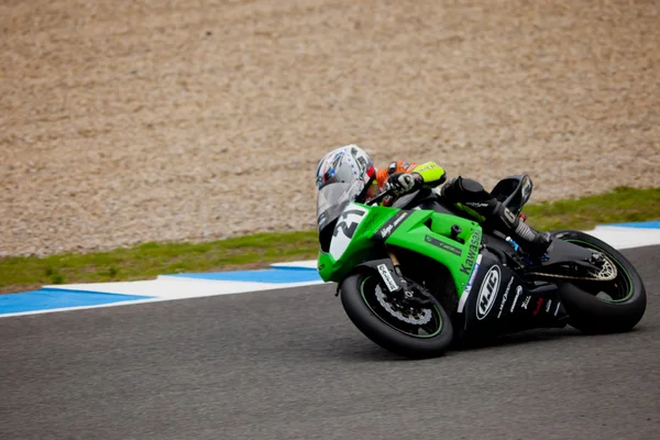 Piloto Oscar Iba=ez de Stock Extreme no CEV — Fotografia de Stock