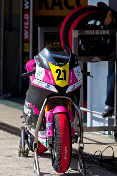 Ivan Moreno นักบินของ Moto2 ของ CEV ชิงแชมป์ — ภาพถ่ายสต็อก