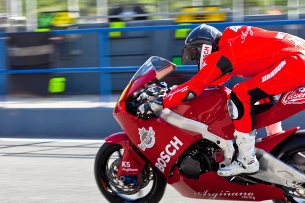Cev スペイン選手権選手権の moto2 クラスのローマ ラモス パイロット — ストック写真
