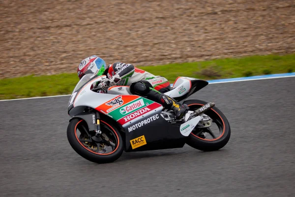 Johnny Rosell pilot of 125cc in the CEV — Stock Photo, Image