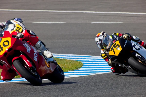 Pilotos de Moto2 del Campeonato CEV — Foto de Stock