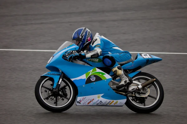 Andre Pires pilot of 125cc in the CEV — Stock Photo, Image