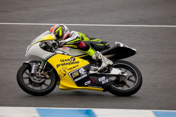 Mattia Tarozzi piloto de 125cc en el CEV — Foto de Stock
