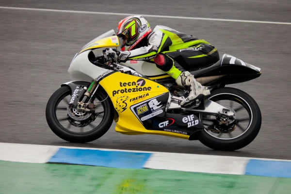 Mattia Tarozzi piloto de 125cc no CEV — Fotografia de Stock
