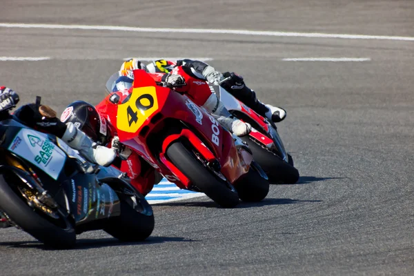 Pilotos de Moto2 do Campeonato CEV — Fotografia de Stock