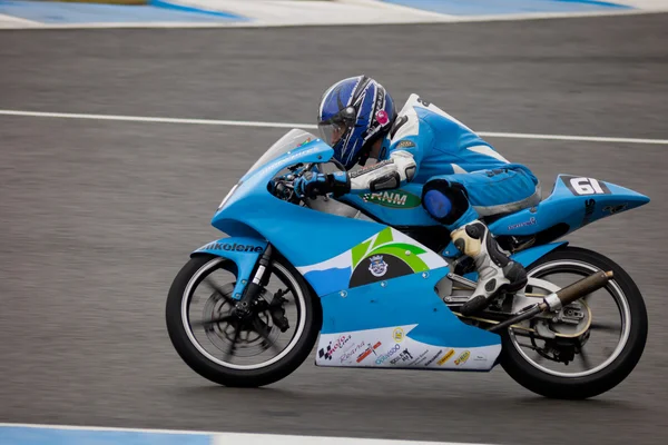 Andre Pires pilota di 125 cc nel CEV — Foto Stock