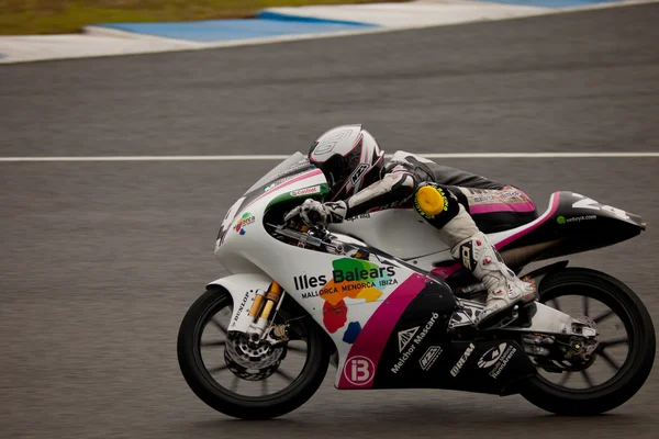 Miguel Poyatos Alarcon piloto de 125cc no CEV — Fotografia de Stock