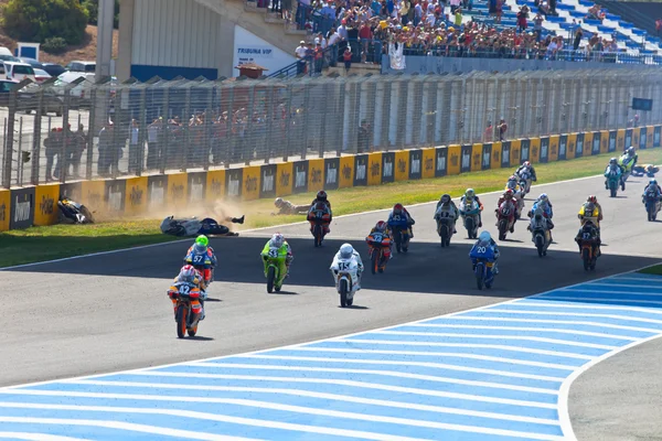 不均一な cev スペイン選手権選手権 125 cc クラスのレースの開始 — ストック写真