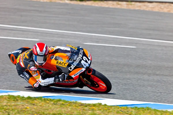 Cev スペイン選手権選手権 125 cc クラスのアレックス rins パイロット — ストック写真