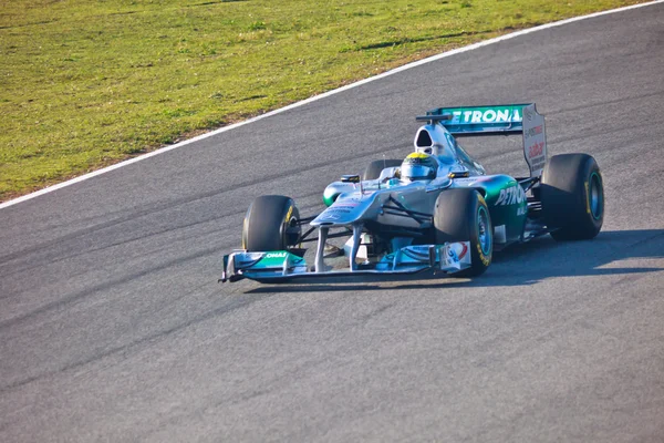 Equipo Mercedes F1, Nico Rosberg, 2011 —  Fotos de Stock