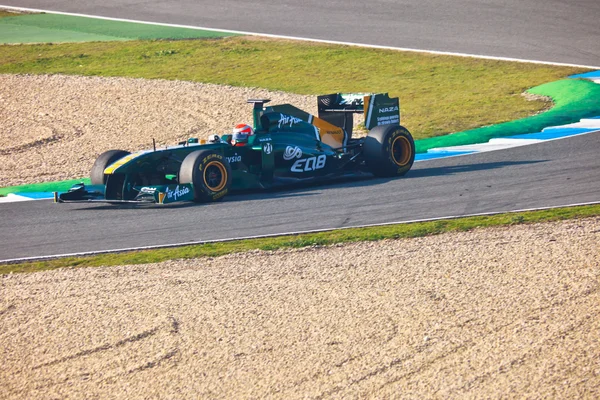 Team Lotus F1, Jarno Trulli, 2011 — Stock Photo, Image