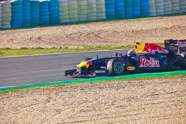 Equipo Red Bull Racing F1, Mark Webber, 2011 —  Fotos de Stock