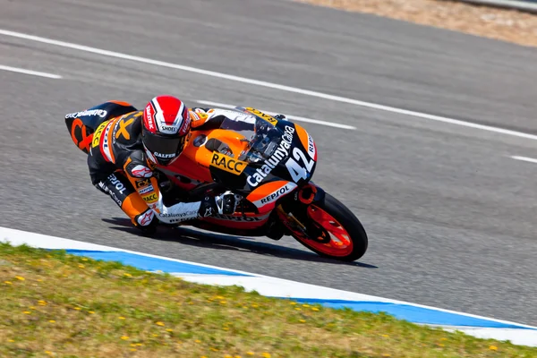 Alex Rins piloto de 125cc del Campeonato CEV — Foto de Stock