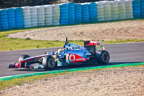 チーム マクラーレン f1、ルイス ・ ハミルトン、2011年 — ストック写真