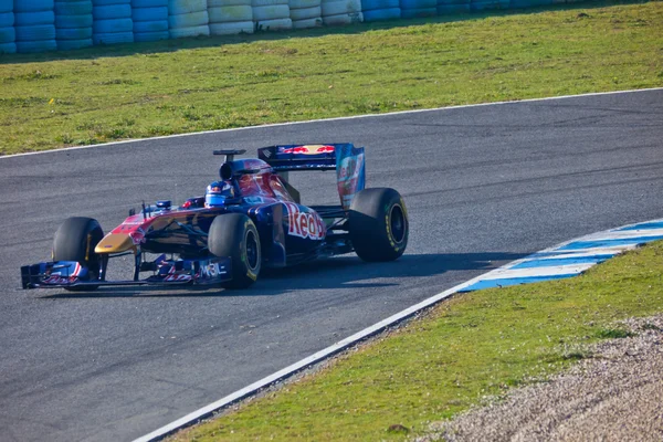 Equipe Toro Rosso F1, Daniel Ricciardo, 2011 — Fotografia de Stock
