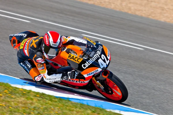 Cev スペイン選手権選手権 125 cc クラスのアレックス rins パイロット — ストック写真