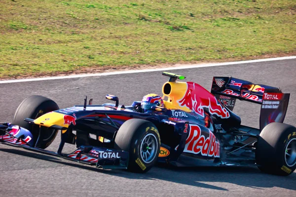 Red bull racing f1 team, mark webber, 2011 — Stockfoto